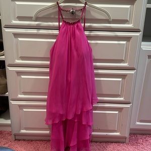 Hot pink gorgeous short gown- tags on!!!